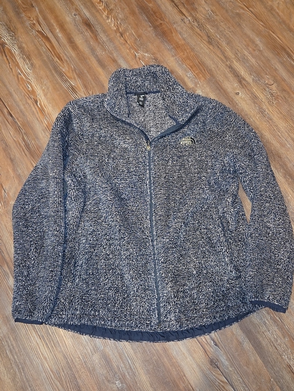 The North Face Women's Navy Sherpa Full-Zip Jacket